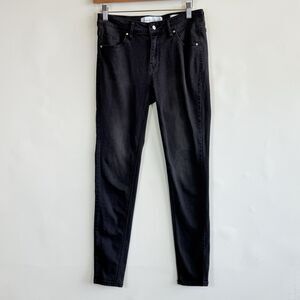 Young‎ Poets Society Jeans Womens 25 Ania Lived-In Black Super Skinny Indie Goth